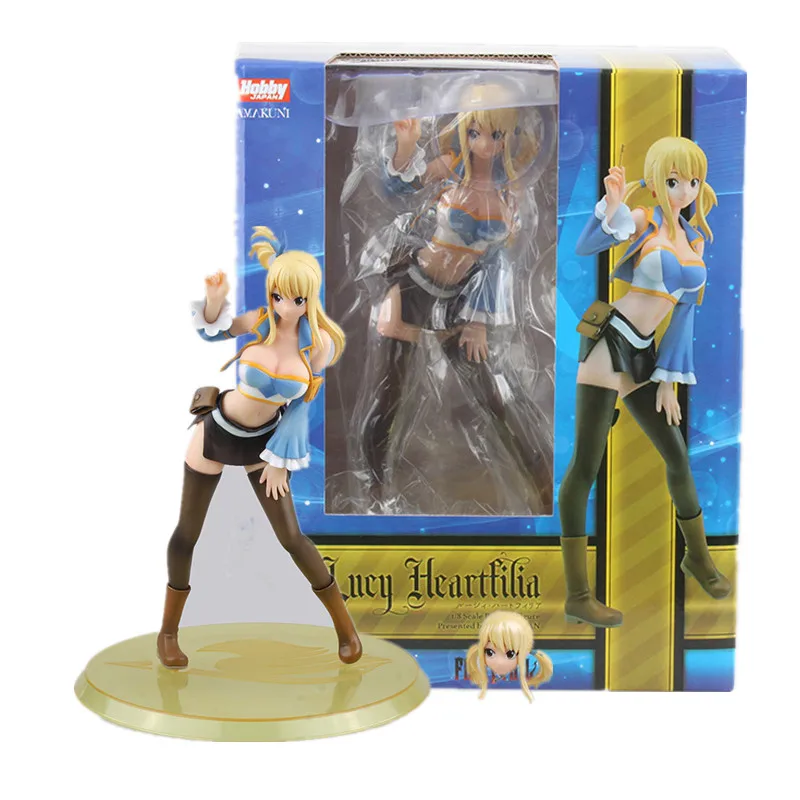 Аниме Люси харфилия Сказочный хвост масштаб 1/8 раскрашенная пвх экшн фигурка сексуальная девушка