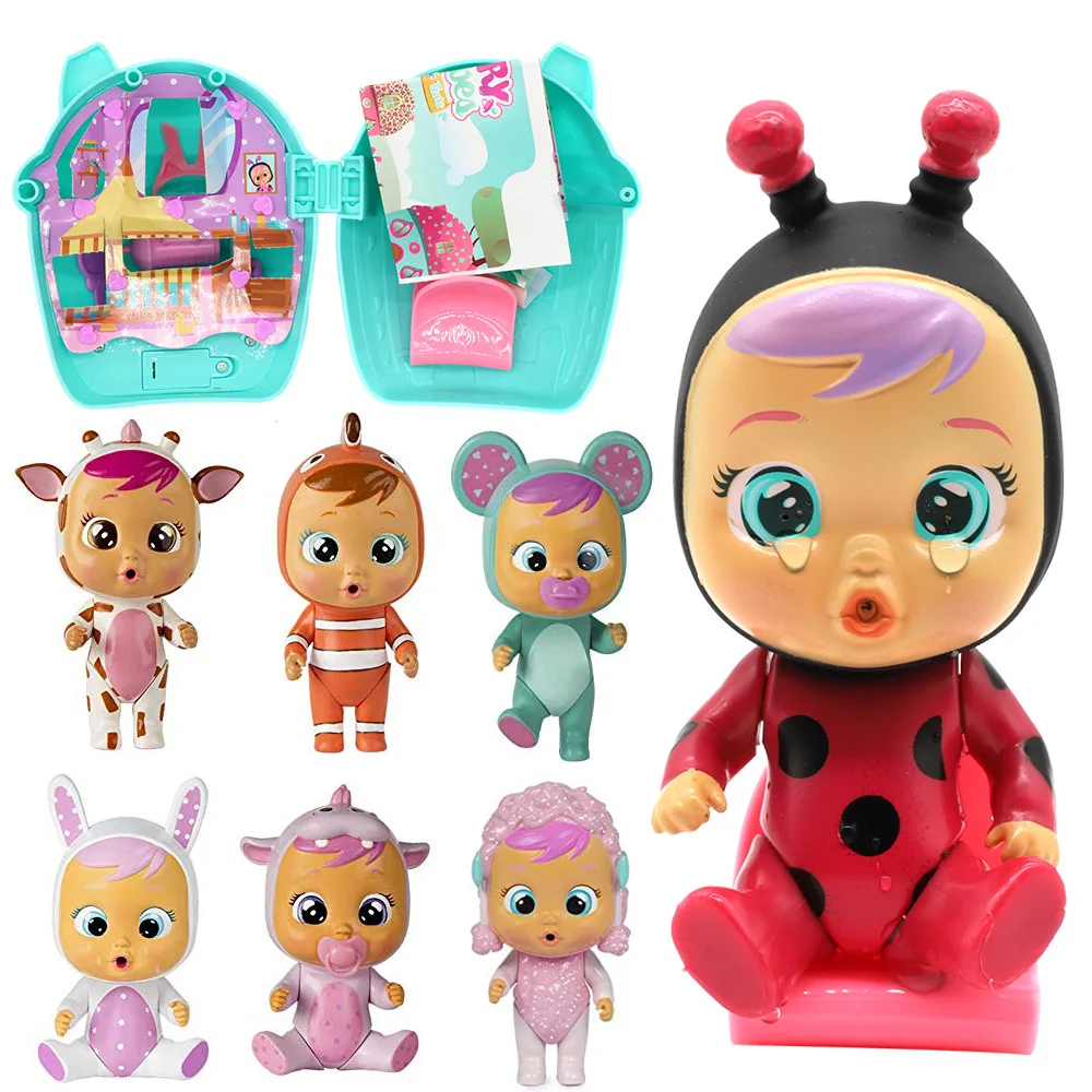 

Random box Blind Box Weeping Baby Crying Baby Cartoon Doll Kawaii Music Toy Reborn Baby Surprise Doll Birthday Present
