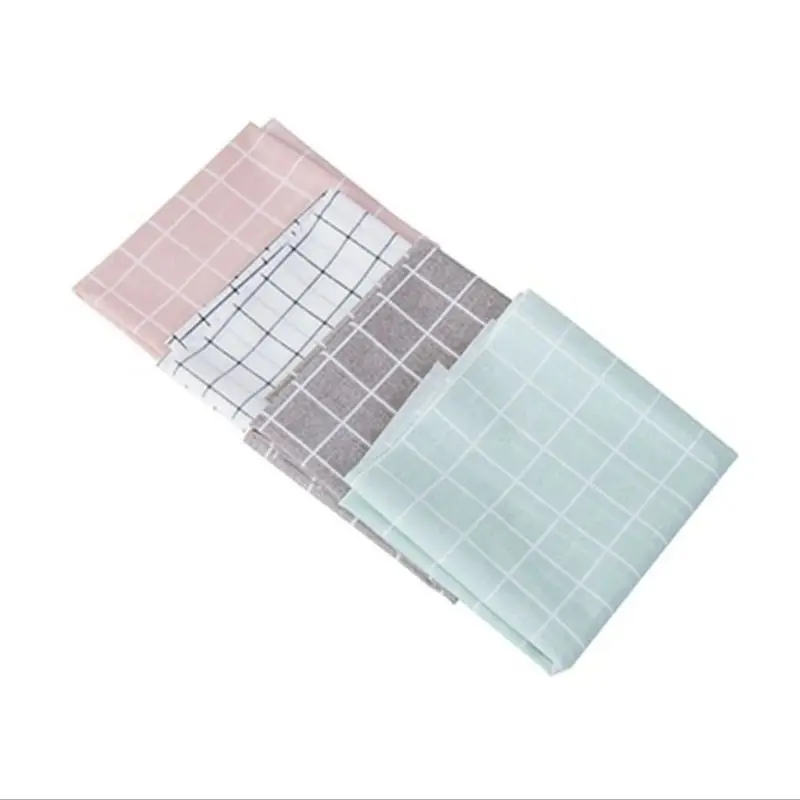 Клетчатая стильная скатерть ПВХ пластиковая кухонная маслостойкая декоративная