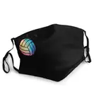 Дышащая Маска для лица в форме геометрического волейбола, маска для взрослых с абстрактным изображением, маска против смога, защитная маска, респиратор, маска