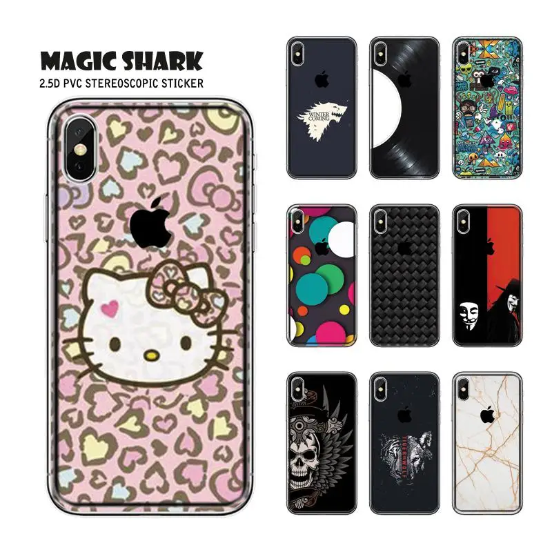 Чехол наклейка для iPhone XS Max 016 038 с изображением черепа тигра из игры престолов и