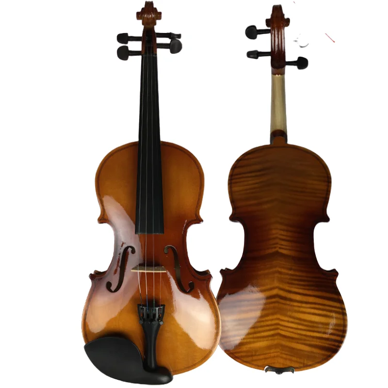 Enlarge Case Vintage Violin Tools Display Hand Made Student Adult Maple Wood Instrument Free Shipping Violino Stringed Instrument HX50TQ