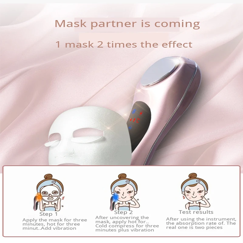 Electric Sonic Vibration Massage Cleansing Beauty Instrument Anion Introduction And Export Face Care Tool Rechargable | Красота и