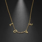 Ожерелье Sipuris с надписью на заказ, ожерелье из нержавеющей стали с именем на заказ, для женщин, подарочное ювелирное изделие с надписью на заказ
