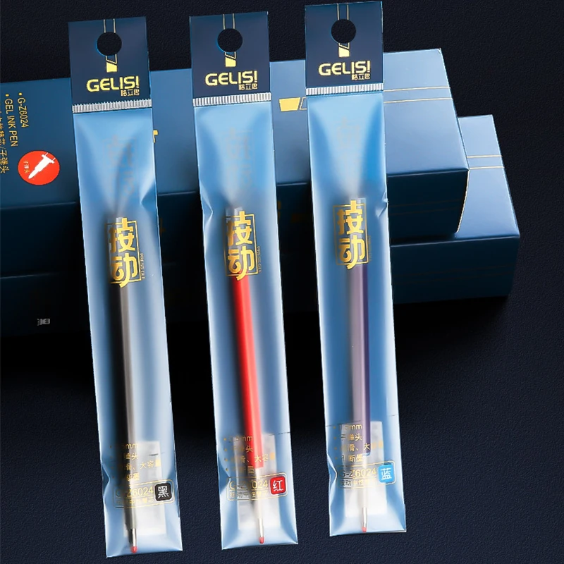 20 шт. стержни для ручки 0 5 мм синие/черные/красные|Гелевые ручки| |