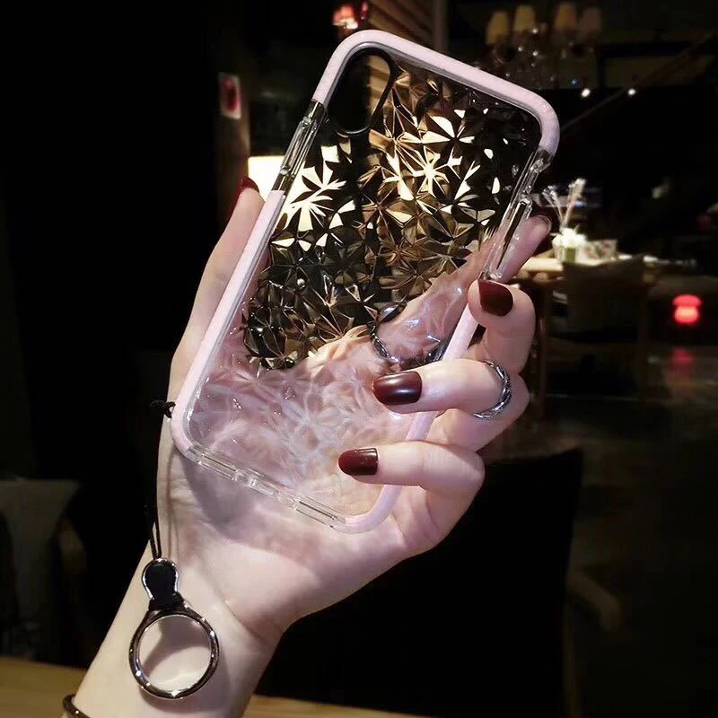 Мягкий роскошный из ТПУ прозрачный Желейный чехол для iPhone X XR XS Max 7 8 6 Plus