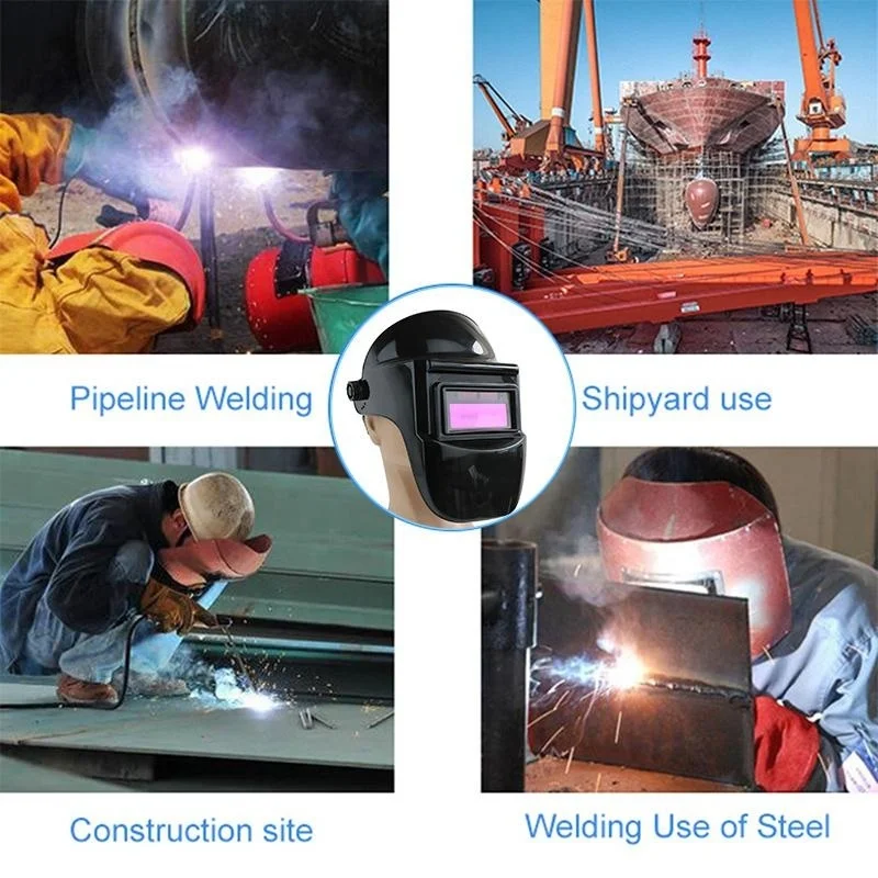 

Welding Mask Sparkproof Welder Mask Chameleon Auto Darkening Photoelectric Welding Protective Mask Anti-Glare mascara de soldar