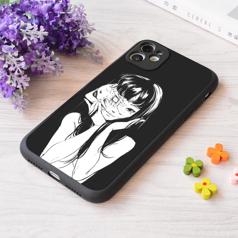 

For iPhone Best Tomie Junji Ito Hd Print Soft Matt Apple Case