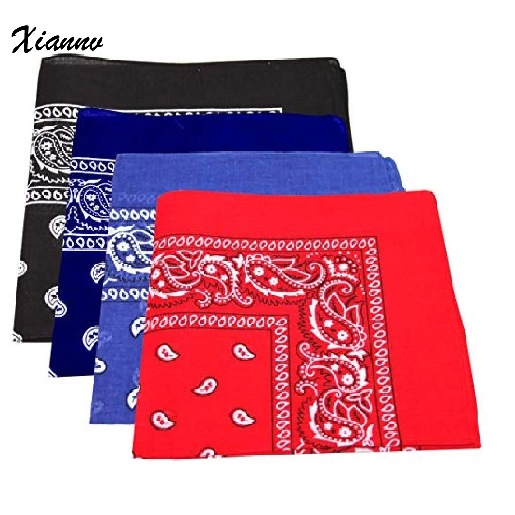 Платок Новинка 2020 с двусторонним принтом мужской и женский тюрбан хлопковый