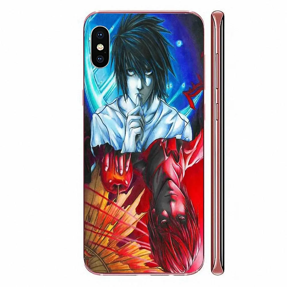 Японское аниме Манга Death Note L Logo для LG G3 G4 G5 G6 G7 K4 K7 K8 K10 K40 K50 Q6 Q60 V10 V20 V30 V40 Nexus 5 5X 2017 |