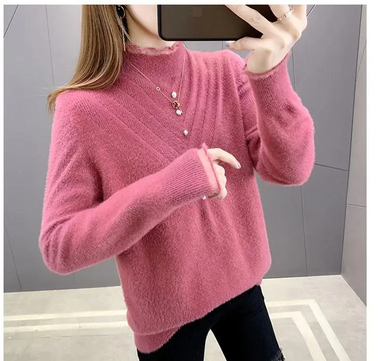 

2021 spring and autumn winter with New style fashion Long sleeve Women's Sweater coat