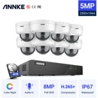 Система видеонаблюдения ANNKE H500, 5 Мп, 8 каналов, HD, встроенный микрофон, IP67