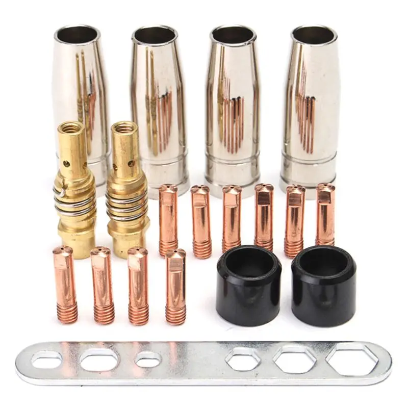 

19Pcs Welding Torch MB15/150 Part Kits Accessories Nozzle Insulating Sleeve