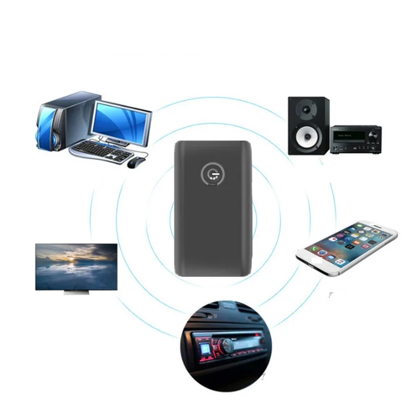 

Wireless Bluetooth 5.0 Transmitter Receiver AUX for TV PC Speaker Headphones