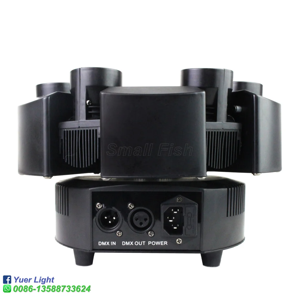 Новинка 2020 умсветильник лазерный проектор с 6 вращающимися головками RGB