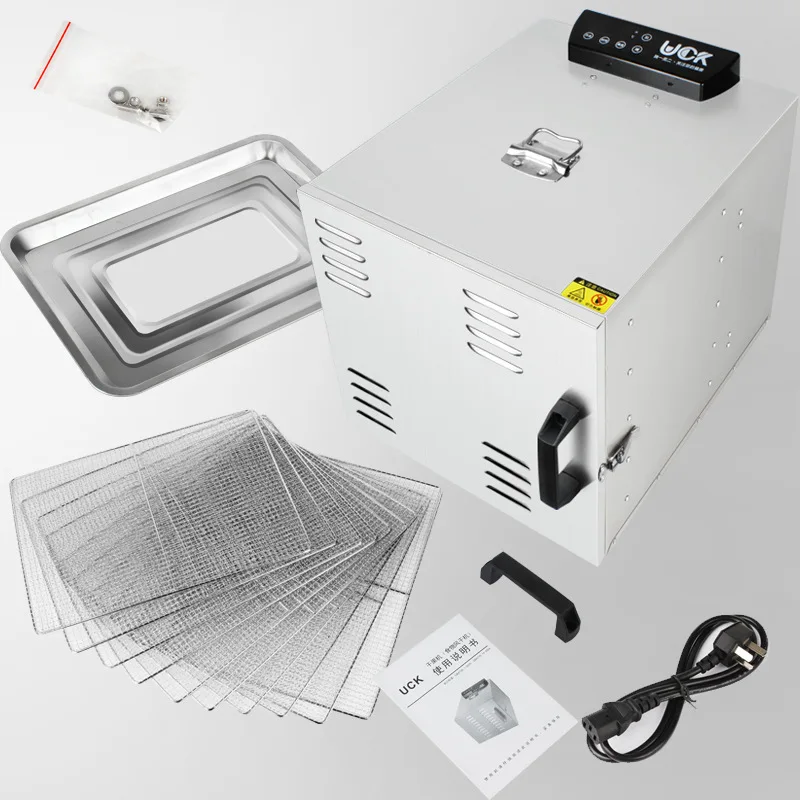 Еда обезвоживания воздуха сушилка 10 слойная фруктовая из нержавеющей стали