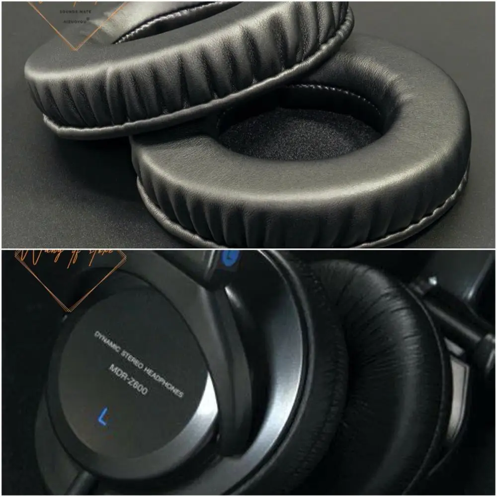 Мягкие кожаные амбушюры подушка из пены для наушников Sony MDR-Z600 идеальное качество