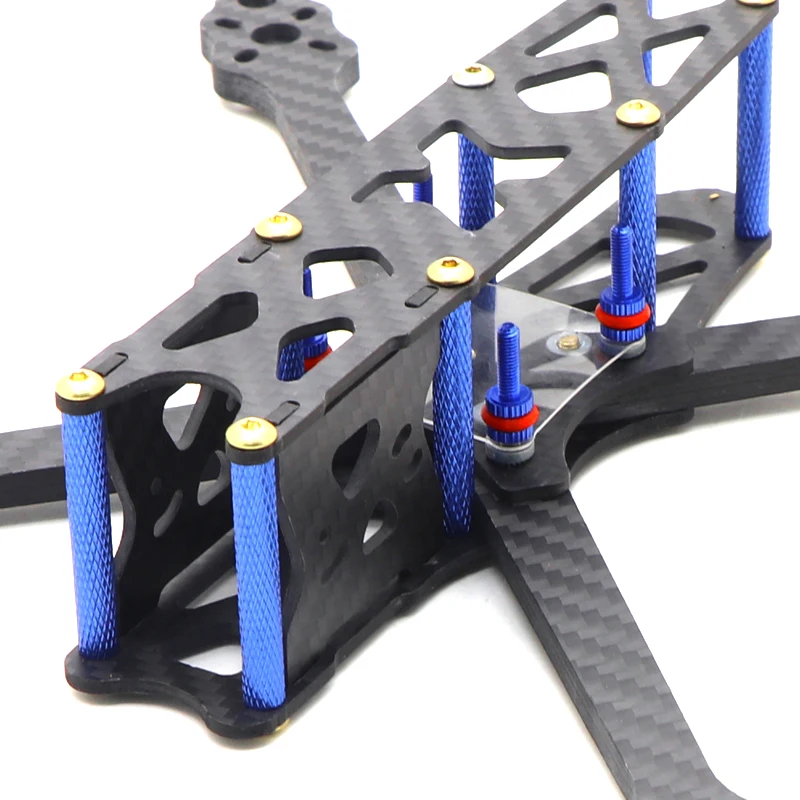 HSKRC JOHNNY V2 225 мм 5 дюймов 5 мм Arm Комплект из углеродного волокна для рамы 106g для радиоуправляемого дрона FPV Racing