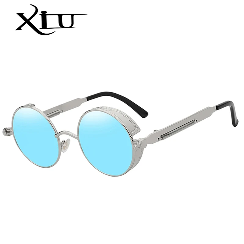 Солнцезащитные очки XIU в стиле стимпанк для мужчин и женщин UV-400 - купить по выгодной цене - Лучшие солнцезащитные очки с Али