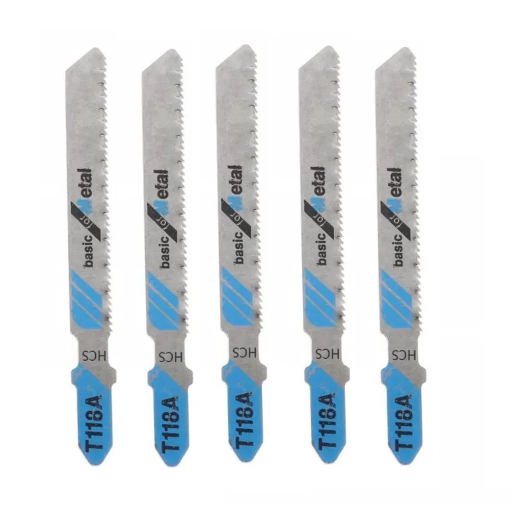 5Pcs/Set Reciprocating Saw Blades T118A HCS Jig For Cutting Wood PVC Plastic Thin Metal | Инструменты