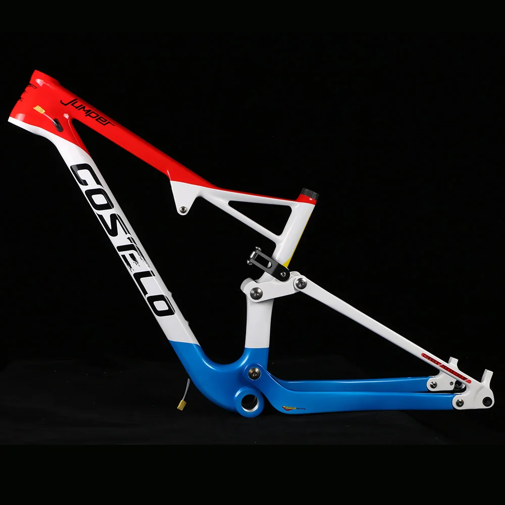 Costelo 29er полностью подвесная карбоновая рама углеродная MTB для горного велосипеда