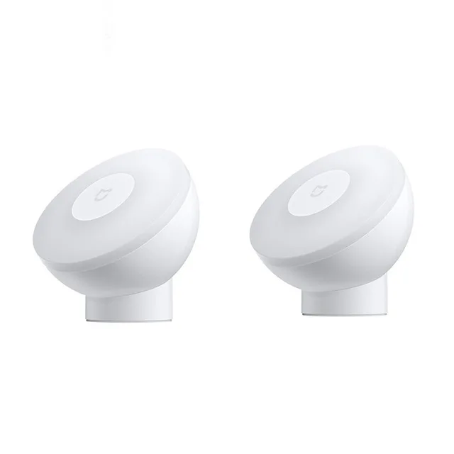 2pcs Xiaomi Mijia ночник 2 человека тела Индукционная прикроватная лампа мини энергосберегающая лампа подходит для коридора санитарная спальня - Цвет: 2pcs