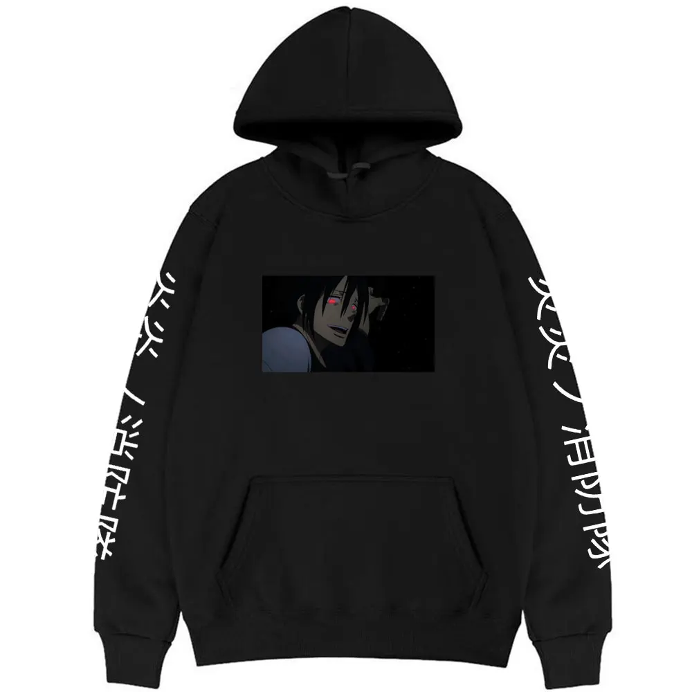 

Manga Fire Brigade of Flames Hoody Men Women Creativity Hoodie Anime Fire Force Bodywarmer Coat Shinmon Benimaru Eyes Tracksuit