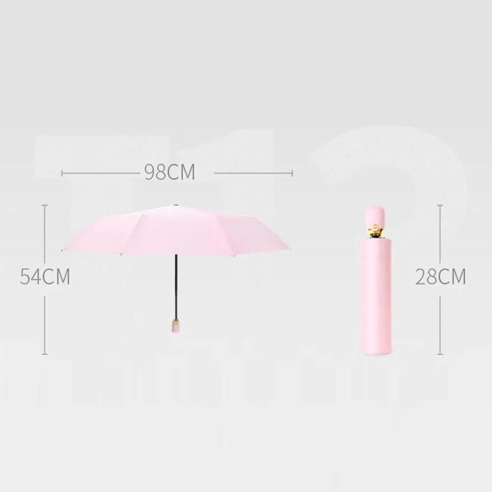 GloryStar простой Одноцветный 3 складной автоматический солнцезащитный черный клей