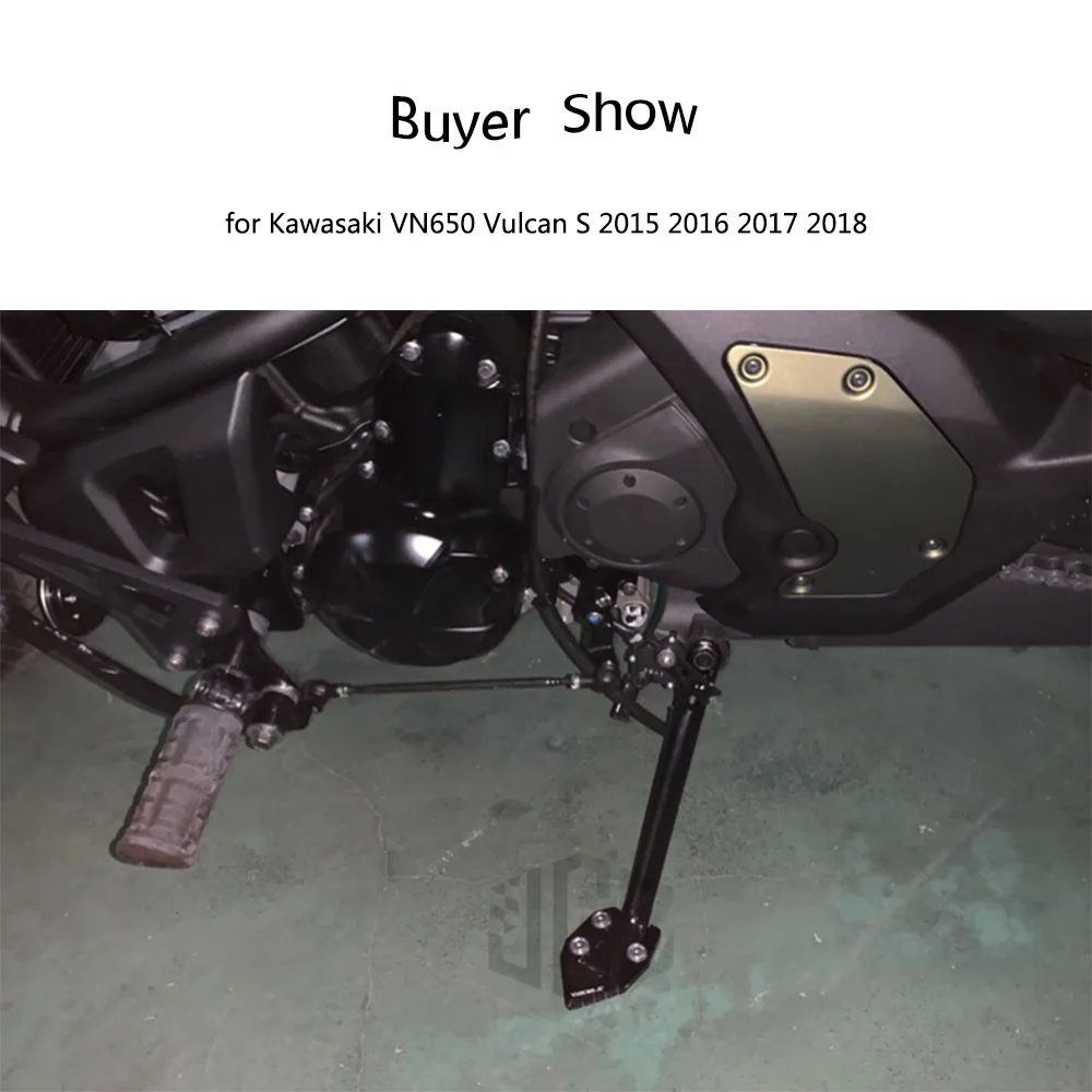 Мотоцикл с ЧПУ увеличитель боковой стойки Kickstand увеличенная пластина для Kawasaki VN650