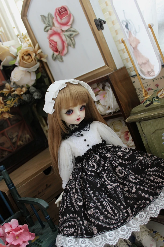 

1/6 1/4 scale BJD clothes accessories Western-style Loose dress for BJD/SD YOSD MSD doll accessories C0463