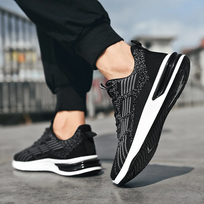 

Summer new sports shoes trend men's casual all-match breathable running Korean mesh shoes men's running shoes