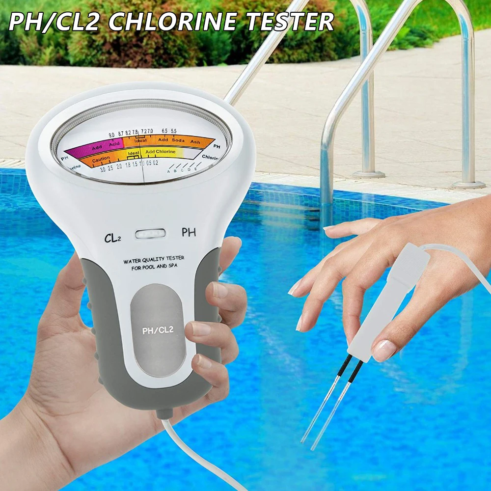 2 в 1 CL2 рН тестер портативный домашний детектор воды без загрязнения для питья