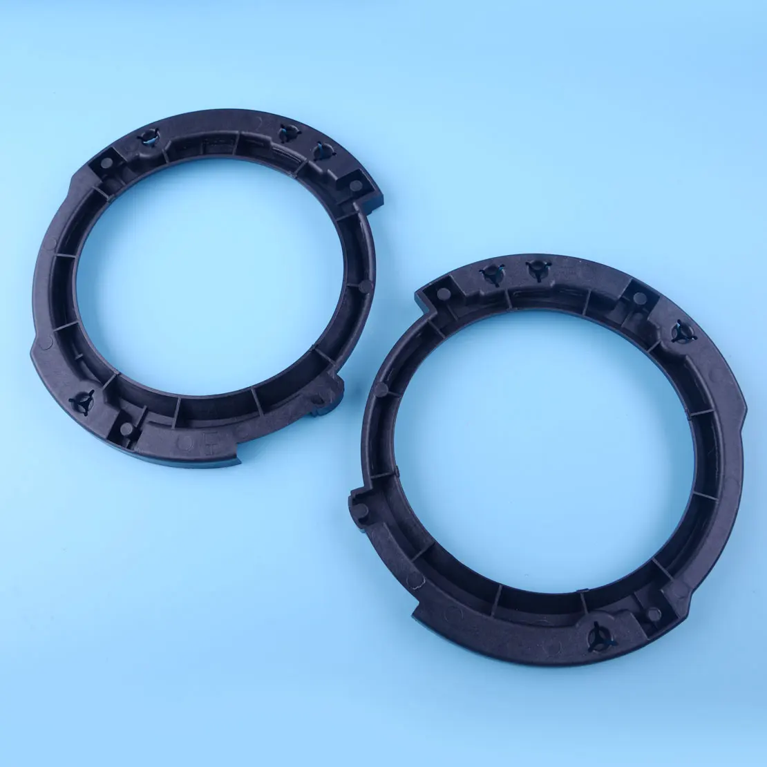 

ABS 2pcs Black Round Headlight Mounting Ring Bracket Base Fit For Jeep Wrangler JK 2007-2015 2016 2017 2018