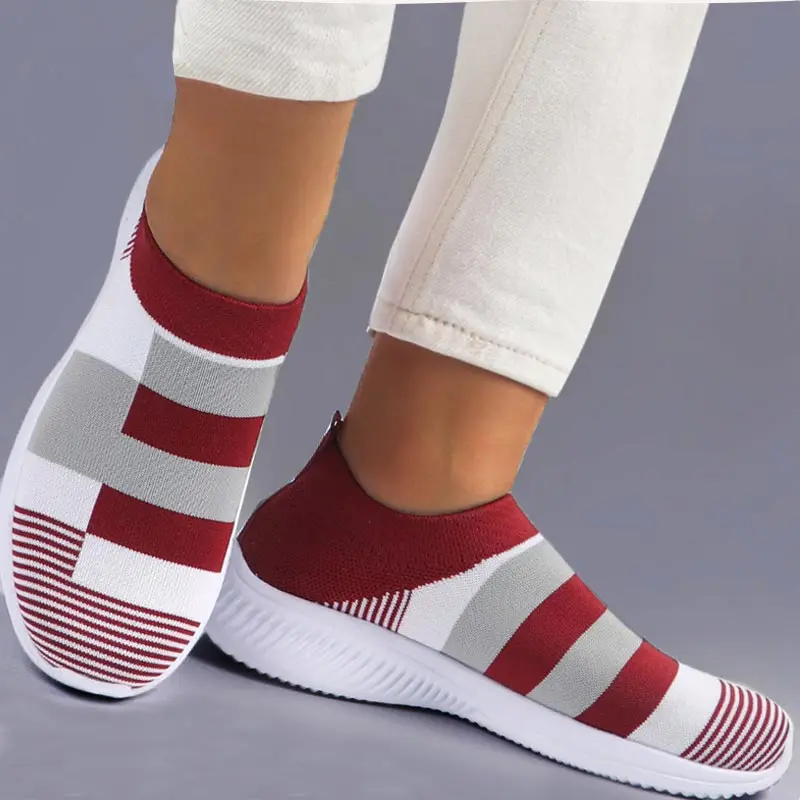 

Амортизирующие женские брендовые кроссовки, Весенняя спортивная обувь, женские слипоны для бега, тенниса, Готическая летняя спортивная обу...