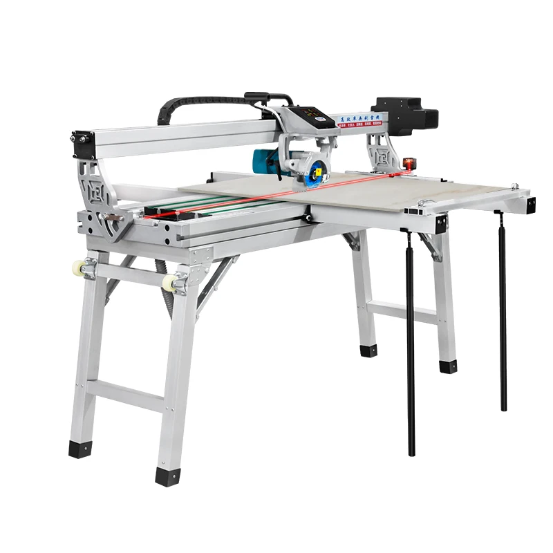 

Raizi Versatile 45 degree Cutting Machine with Rail 220/110V Large Format Granite Stone Miter Vertical Large Format Tile Cutter