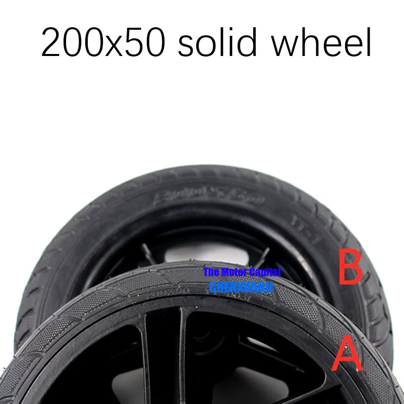 

Free Shipping Good Reputation 200x50 Solid Wheel for Two Wheels Electric Self Balancing Hoverboard Scooter 200*50 Tyre
