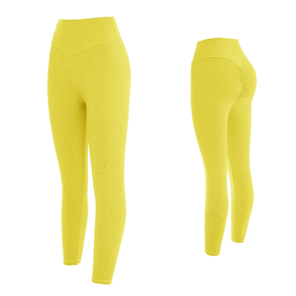 

MINDYGOO High Quality Custom Logo Factory Internet Celebrity Fitness Bubble Seamless Women’s High-Waisted Sweatpants