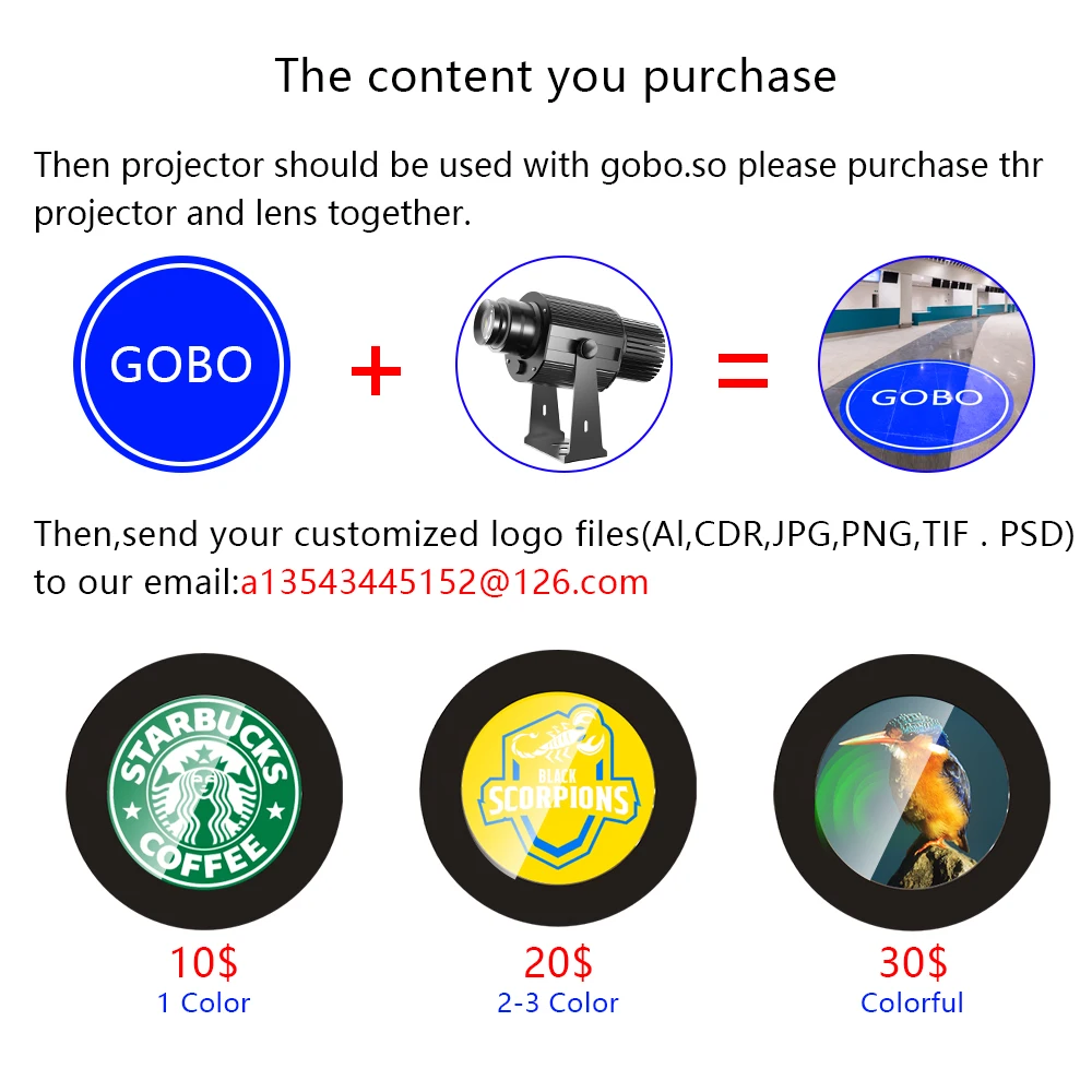 Пользовательская светодиодная HD внутренняя дверная головка наружная ip67