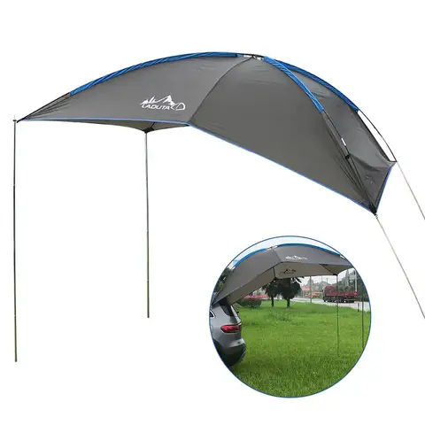 Палатка Автомобильная для барбекю, уличный портативный тент на несколько человек, для самостоятельного вождения, для кемпинга на открытом воздухе, боковая, от солнца