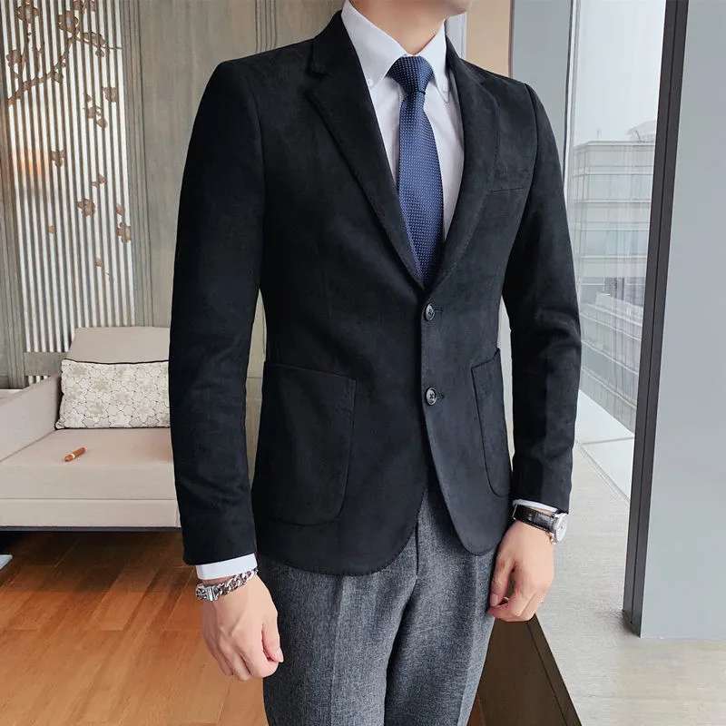 

2021 Brand clothing Fashion Men's spring High quality business suit/Male slim fit Leisure Blazers/Men Casual jacket Coats S-3XL