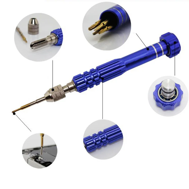 5in1 aluminum alloy screwdriver Mobile phone disassembly repair tool kit | Инструменты