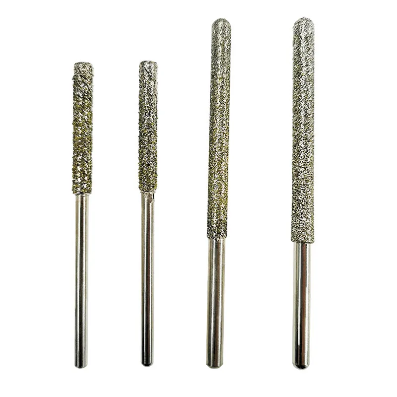 

8pcs Long Round Stick Coarse Sand Rod Diamond Grinding Needle Rough Sand Rotary Burrs Granite Cutters Jade Carving Tools