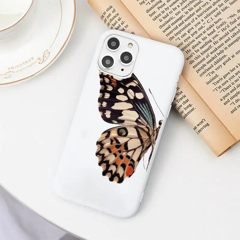 

Cute Butterfly Phone Case Candy Color for iPhone 11 12 mini pro XS MAX 8 7 6 6S Plus X SE 2020 XR