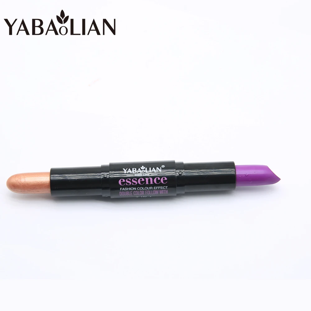 Double head beauty glazed red matte lipstick Waterproof long lasting lip tint Bright lipgloss brand makeup