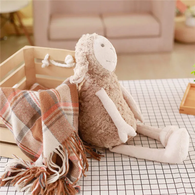 

Lovely Stuffed Sheep Plush Toys Soft Lamb Carpet Kawaii Mat Animal Plush Pillow Cushion Doll Valentine Gift for Girls Lovers