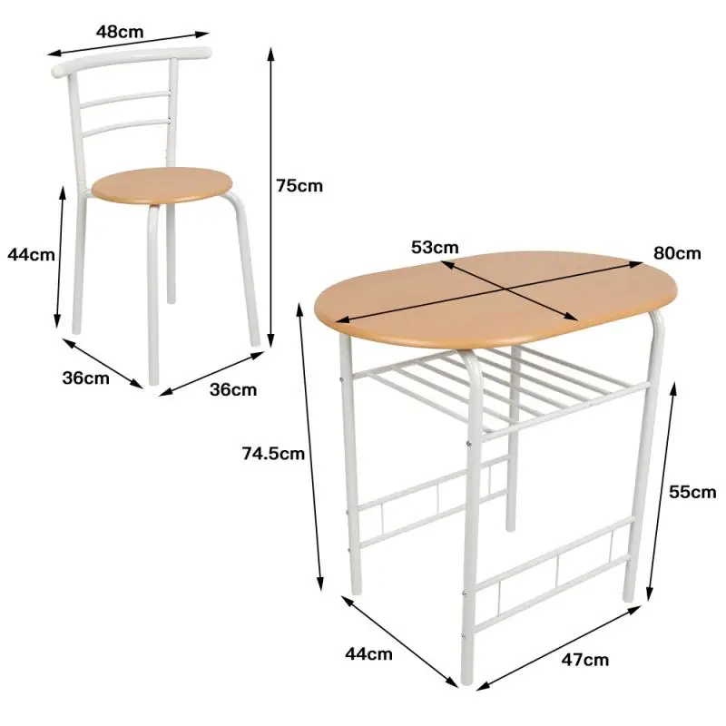 3 шт./компл. креативный современный минималистичный обеденный стол в