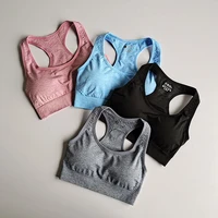 sports bra quick dry seamless fitness summer nylon spandex material sujetador deportivo mujer soutien gorge push up yoga top