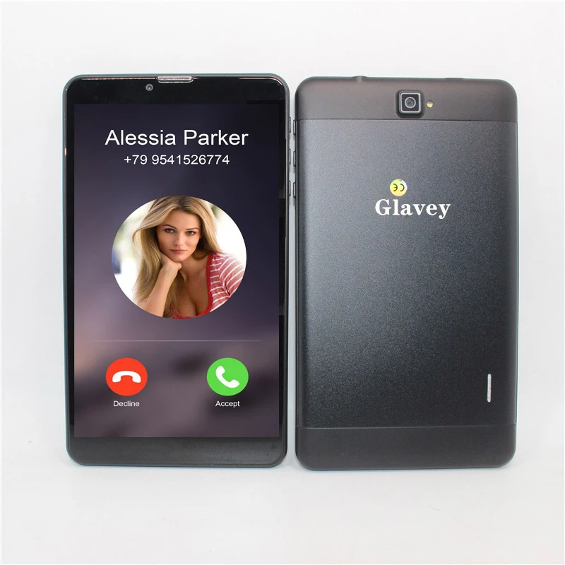 Glavey 3g с функцией звонка планшет PC 7-дюймовый MTK7731 gps Bluetooth quad-core Android 5 1 + 16 Гб черный