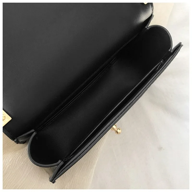 

Babylili Luxury Shoulder Bag for Women Fashion Messenger Bags Lady Handbags with Chain Stripe Color Stitching High Quality