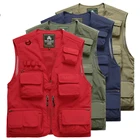 Многофункциональный жилет для рыбалки быстросохнущая многофункциональная рыболовная куртка для спорта на открытом воздухе для выживания Безопасный Жилет
